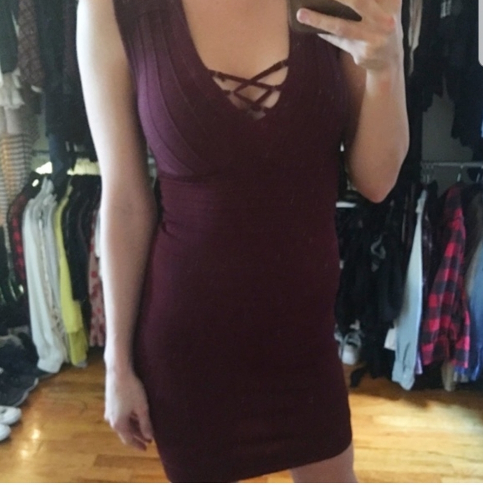 Bebe body conscious dress